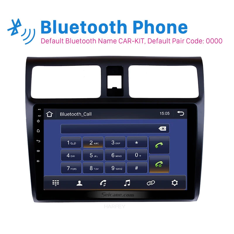 Seicane 2 + 32g dsp reprodutor multimídia de navegação gps estéreo para carro para 2005 2006 2007-2010 suzuki swift 10.1 "unidade principal android 10.0