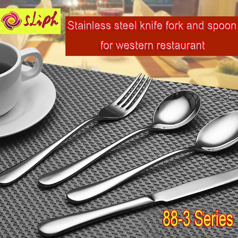 88-3 Series Dinnerware Steak Knife Fork Private Home Tableware Knife Fork Spoon Three Piece Upscale Western Knife Fork Two Piece