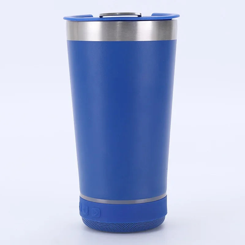 ZIHOTLE Portable Stainless Steel Insulated Cup Music Cup Wireless Bluetooth Speaker Stereo Subwoofer Sound Box Copo Com Som