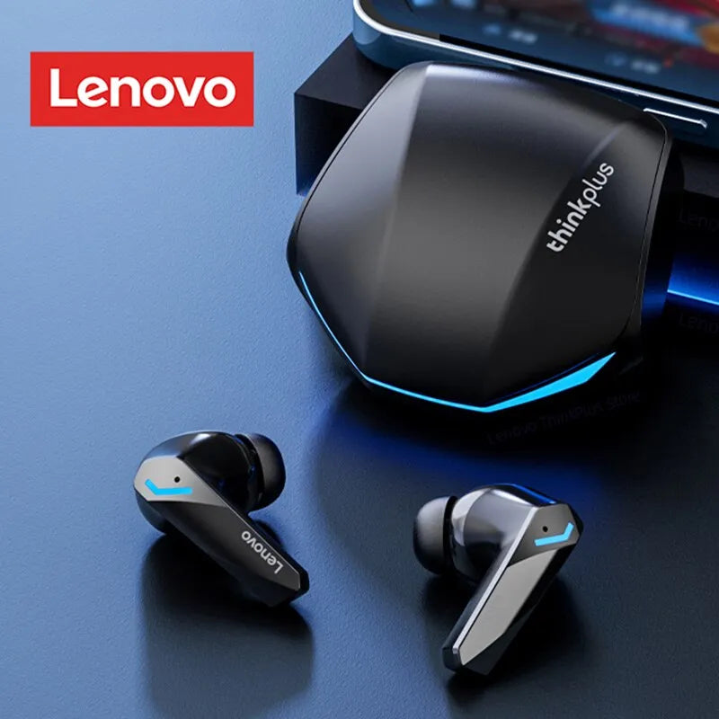 Lenovo gm2 pro bluetooth 5.3 fones de ouvido esportes fone de ouvido sem fio jogos baixa latência modo duplo música novos