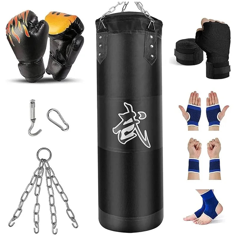 Heavy Boxing Punching Bag,Gym Fitness Sandbags,Home Training Bag,Muay Thai Kickboxing bag, Taekwondo Target,25kg,120cm,100cm