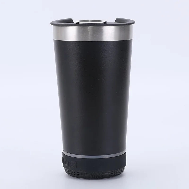 ZIHOTLE Portable Stainless Steel Insulated Cup Music Cup Wireless Bluetooth Speaker Stereo Subwoofer Sound Box Copo Com Som